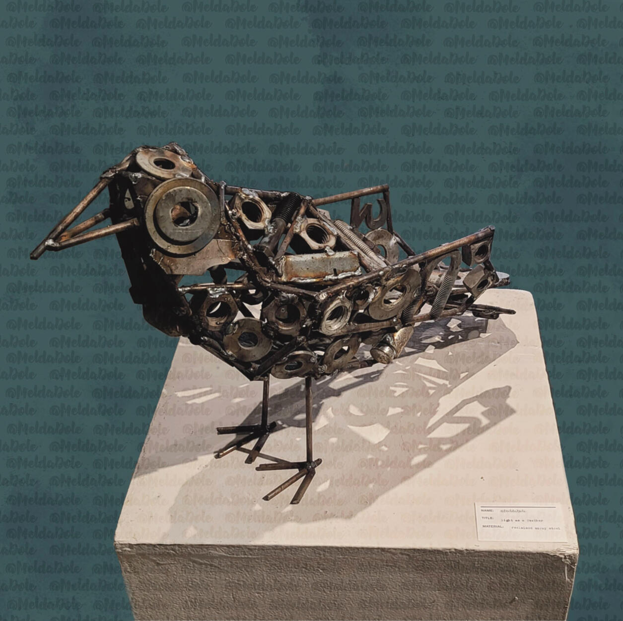 Light as a Feather, Welded Scrap, 2023